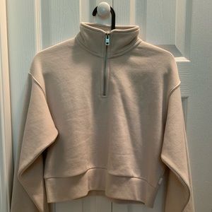 TNA cropped 1/4 zip up
